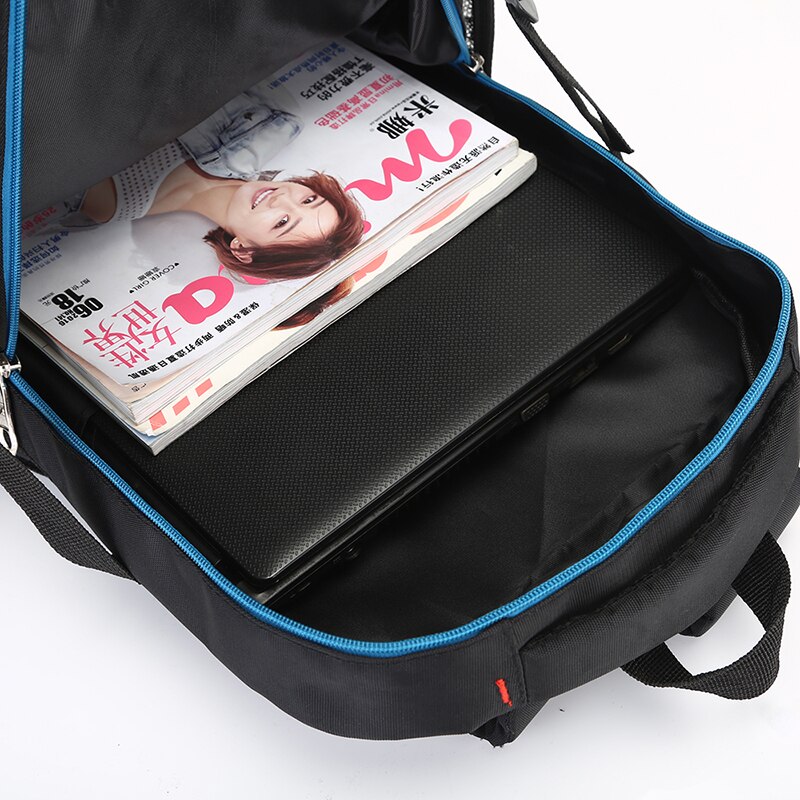 Travel Multifunction Bag Fashion Zipper Open Bag Men&#39;s Backpack Laptop High Quality Designer Male Backpacks Card Classic Bags