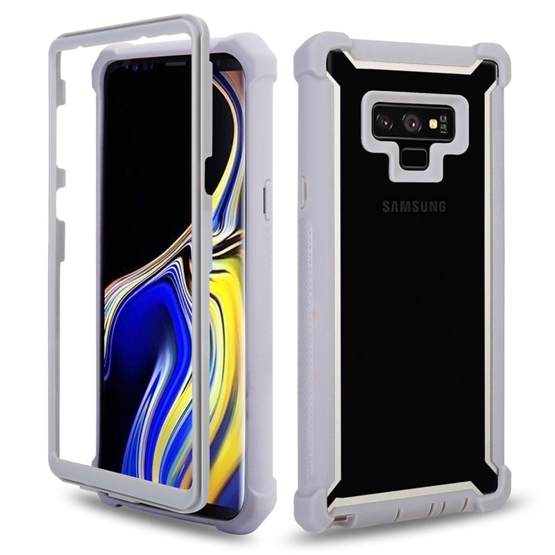 Heavy Duty Protection Doom armor PC+TPU Phone Case for Samsung Galaxy S8 S9 S10 Plus Note 8 9 Shockproof Cover for Galaxy S10 e
