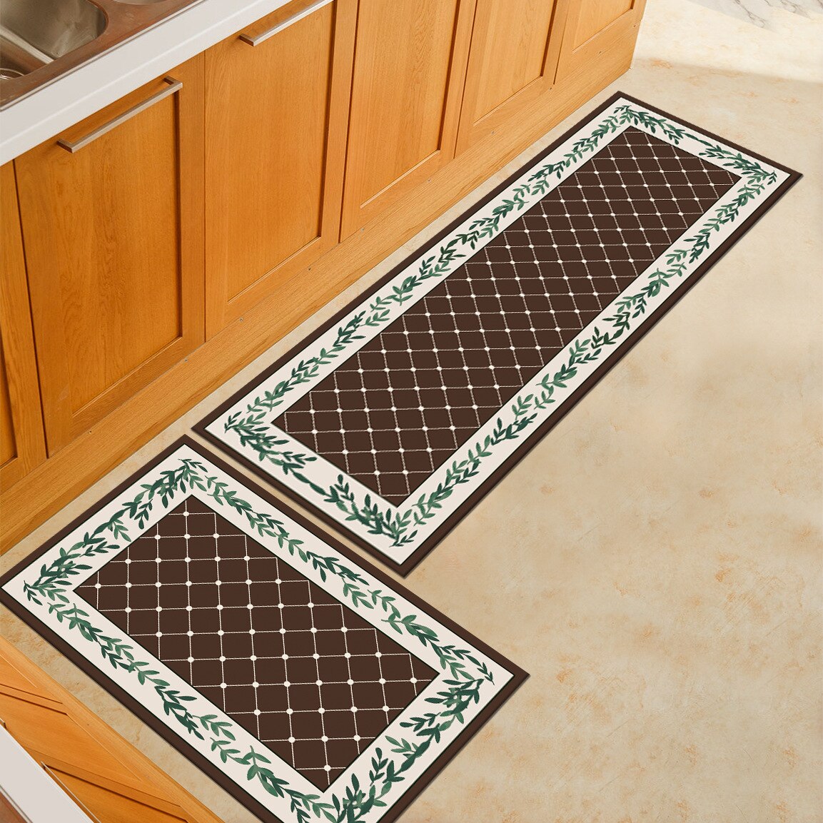 Zeegle Doormats Outdoor Home Living Room Area Rug Bedroom Carpets Bedside Mats Anti-slip Office Chair Floor Mats Kitchen Rugs