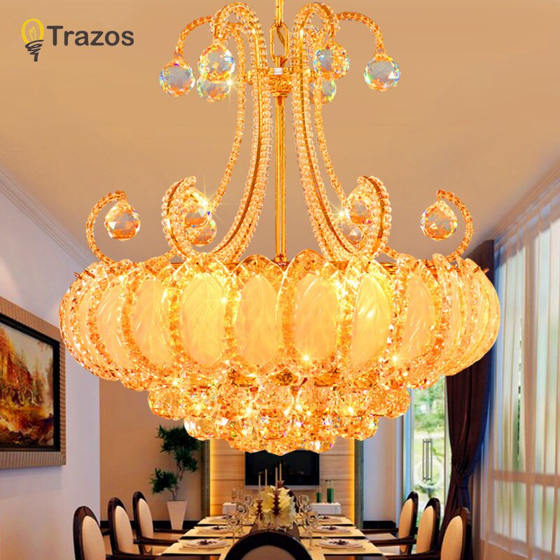 Luxury Crystal Chandeliers Led Lamp For Living room Bedroom Corridor Kitchen Modern Ceiling Chandelier Lighting lustre cristal
