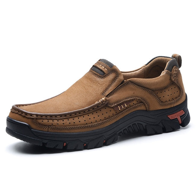 MIXIDELAI Genuine Leather Men Shoes England Trend Male Footwear Set Foot Men&#39;s Casual Outdoors Man Flats Work Shoes Large Size48