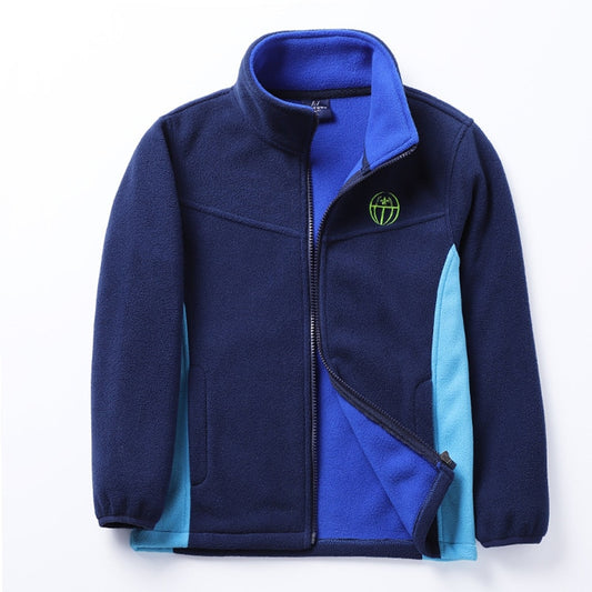 New Style Spring Autumn Children Kids Jackets Hoodies Big Boys Girls Polar Fleece Hoodies Sweatshirts Thick Warm Soft