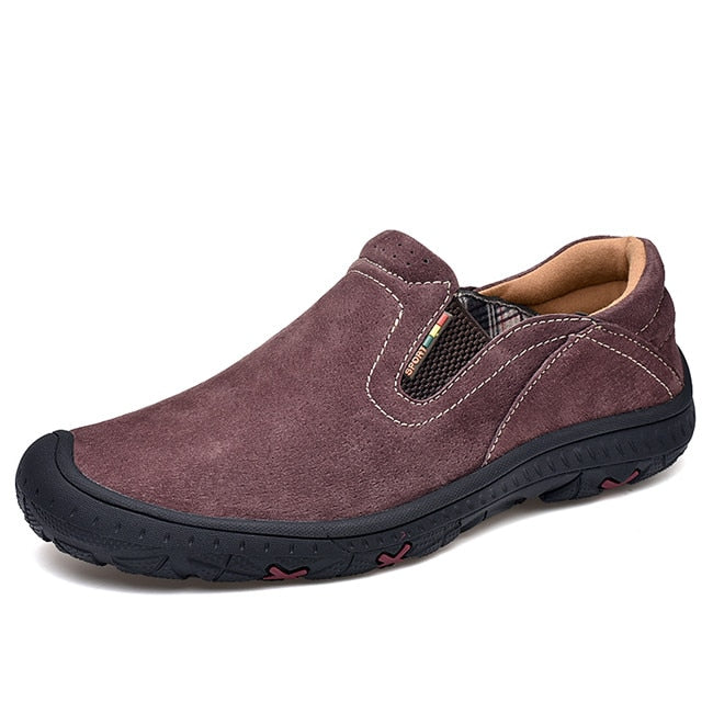 MIXIDELAI Moccasins Male Loafers For Men Shoes Slip On Flats Genuine Leather Driving Walking Soft Footwear Quality Spring Boat