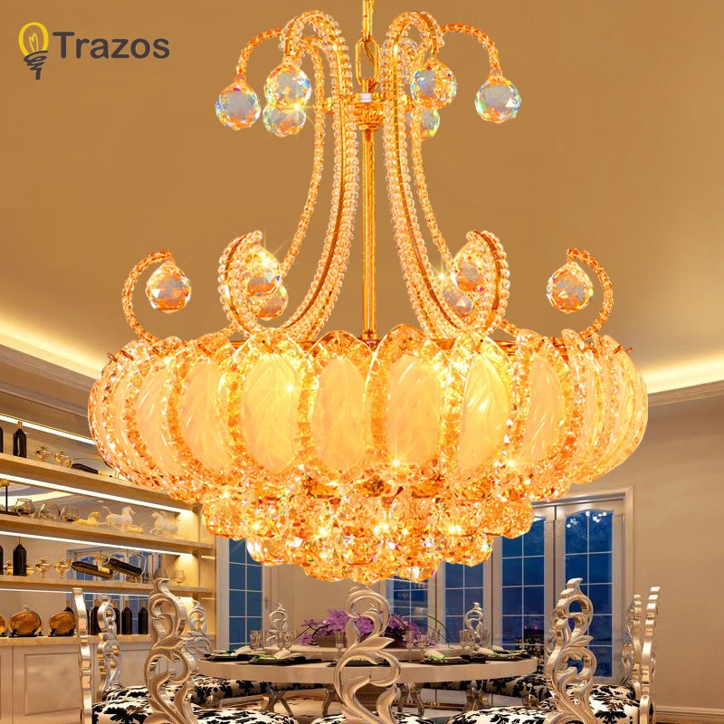 Luxury Crystal Chandeliers Led Lamp For Living room Bedroom Corridor Kitchen Modern Ceiling Chandelier Lighting lustre cristal