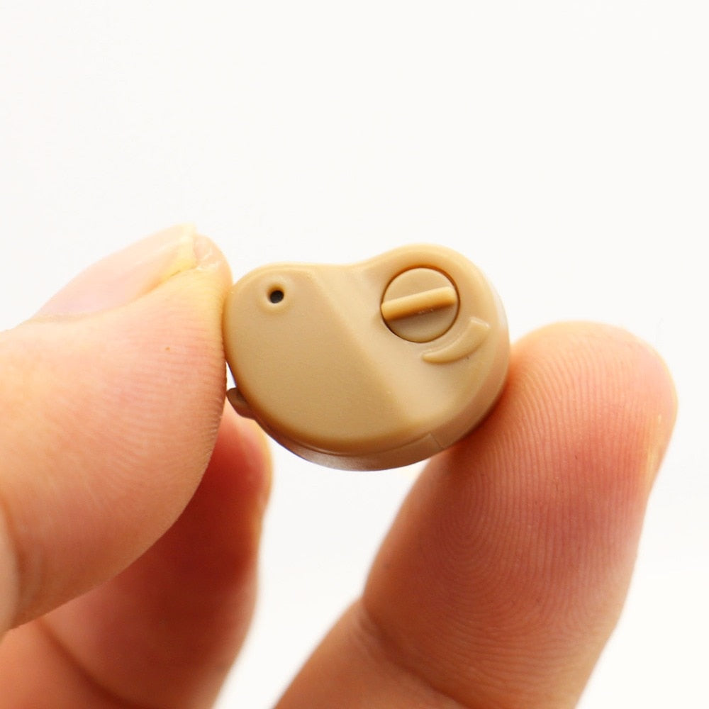 NEW Best Sound In-ear Amplifier Super MINI Hearing Aid Aids device Adjustable Tone personal ear care tools High quality Gift