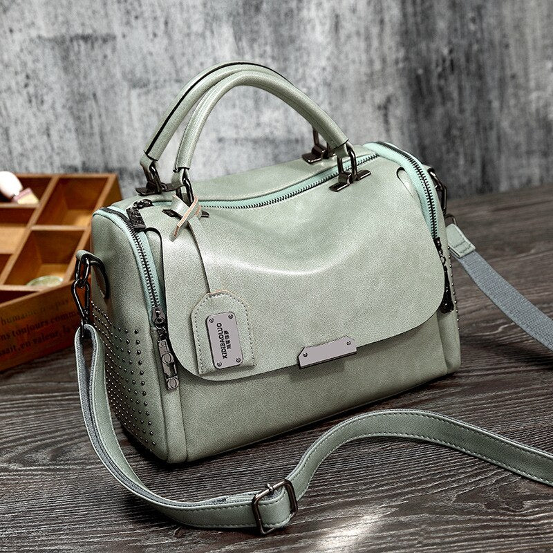 Vintage Bag Women&#39;s Leather Handbags 2022 Crossbody Bags For Woman Fashion Shoulder Retro Ladies Black Hand Sling Bolsos XD03