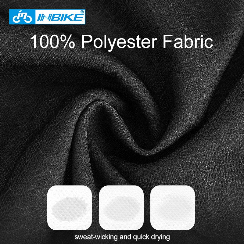 INBIKE Pro Cycling Jersey Summer Breathable MTB Bike Clothes Quick-Dry Men Women T-Shirt ciclismo Racing Bicycle Clothing JS001