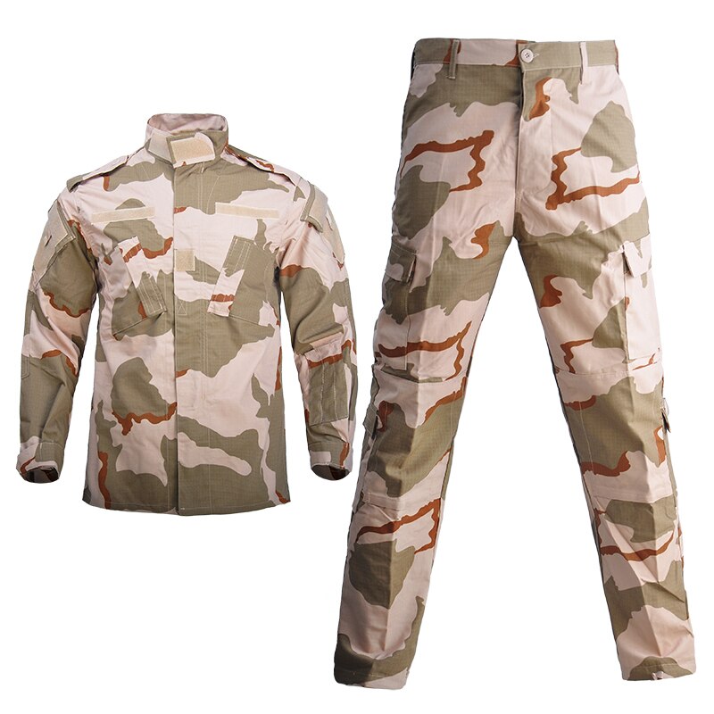 Military Uniform Airsoft Camouflage Tactical Suit Camping Men Army Special Forces Combat Jackets Pants Militar Soldier Clothes