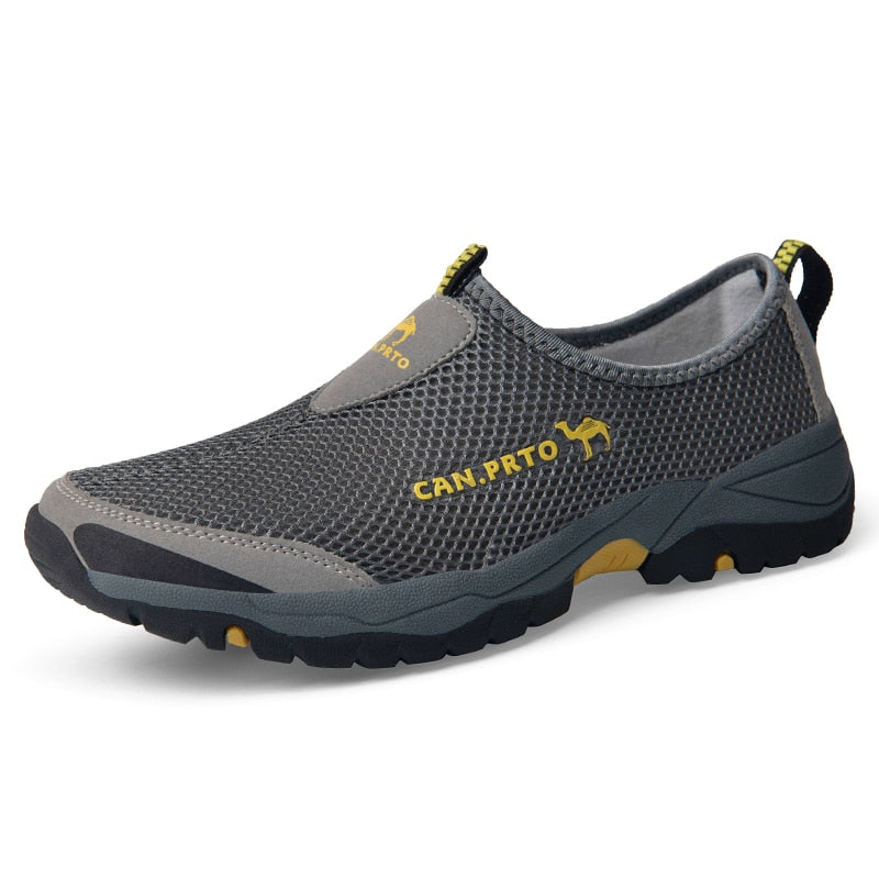 Summer Mesh Shoes Men Sneakers Plus Size Lightweight Breathable Walking Footwear 2023 New Slip-On Comfortable Casual Men&#39;s Shoes