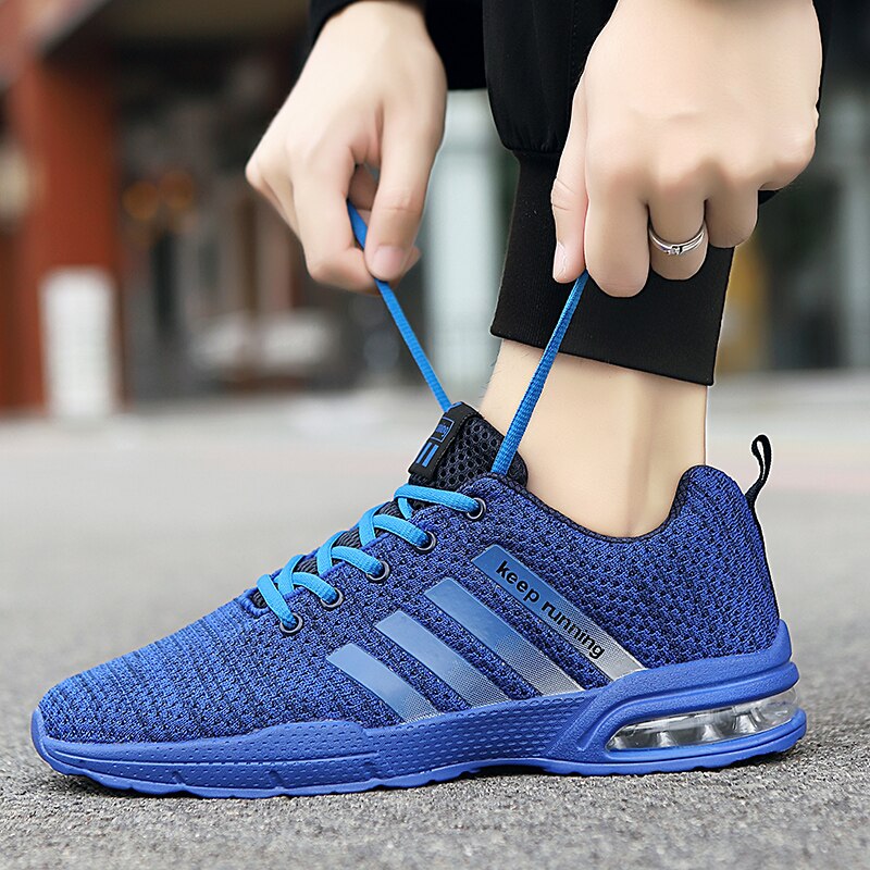 Hot Sale Air Running Shoes Men Lightweight Cushion Marathon Sneakers Keep Running Men Athletic Shoes Big Szie zapatillas hombre