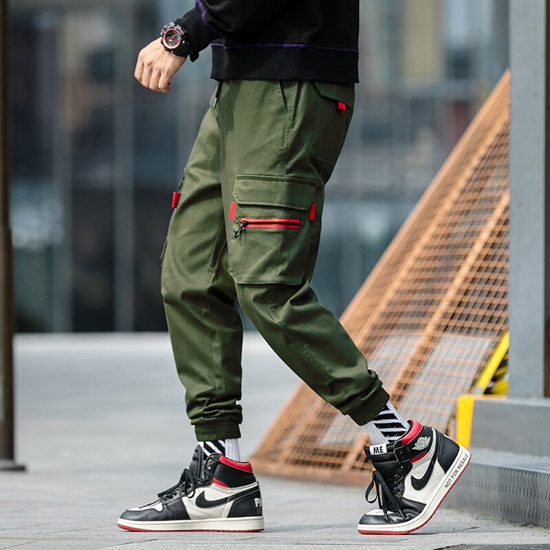 Cargo Pants Men 2021 New Casual Brand Streetwaer High Quality Military Tactical Joggers Multi-Pocket Fashions Harajuku Trousers