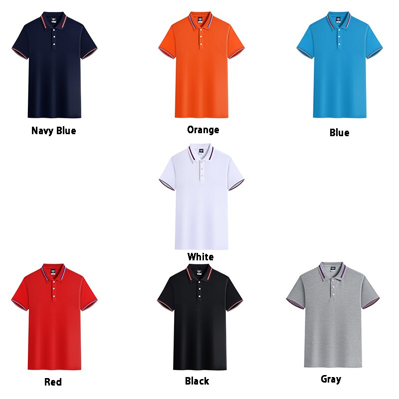High Quality Solid Color Three-Pack Polo Men Shirt Casual Polo Shirts men&#39;s Short Sleeve Polo Shirt 2021 New Arrival Polos Shirt