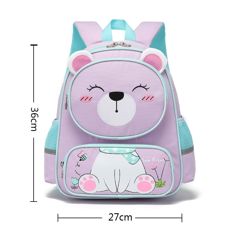 Kindergarten Backpacks 14inch Cartoon Preschool Backpack  Cute School Bags Kid Gift