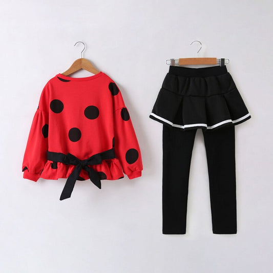 2020 Girls Clothing Sets Children Long Sleeve Sweatshirt Coat Pant Leggings Set Teen Girl Holiday Tracksuit Kids Clothes Set