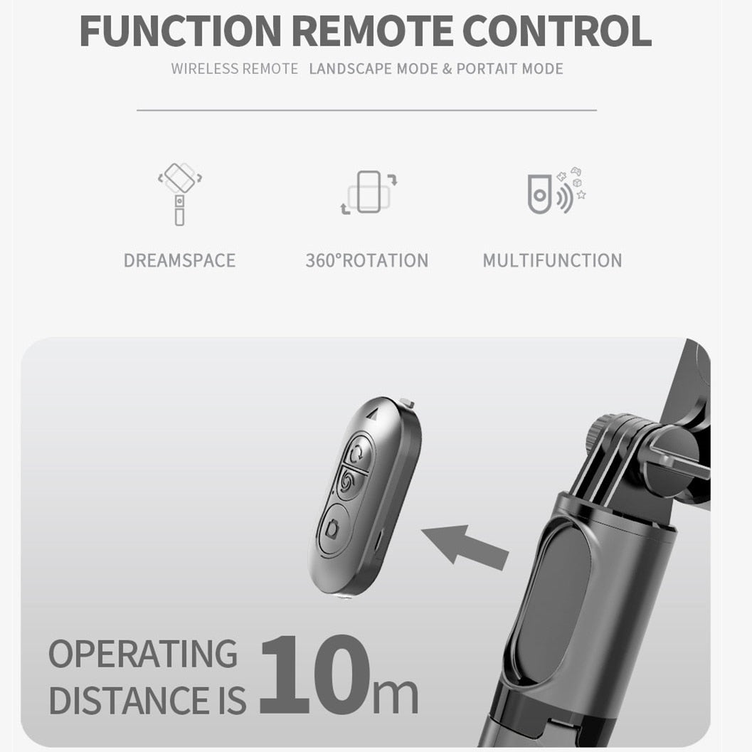 FANGTUOSI Handheld Gimbal Wireless Bluetooth Phone Gimbal Stabilizer With Fill Light Tripod Gimbal Smartphone Stabilizer Gimbal