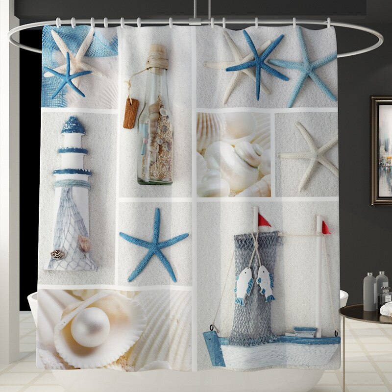 Non Slip Toilet Seat Cover Bath Mat Polyester Waterproof Shower Curtain Set Bathroom Carpet Home Decor Bathroom Foot Mat
