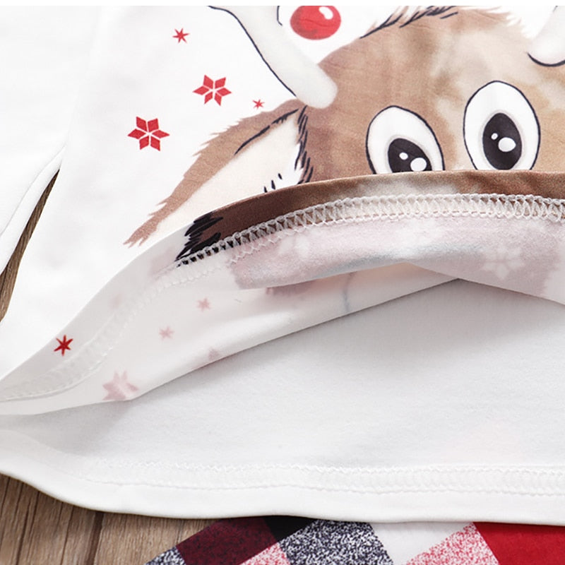 Family Christmas Pajamas Matching 2021 Mother Kids baby Pyjamas Clothes Set Look Sleepwear Mother And Daughter Father Son Outfit