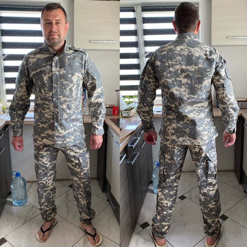 Military Uniform Airsoft Camouflage Tactical Suit Camping Men Army Special Forces Combat Jackets Pants Militar Soldier Clothes
