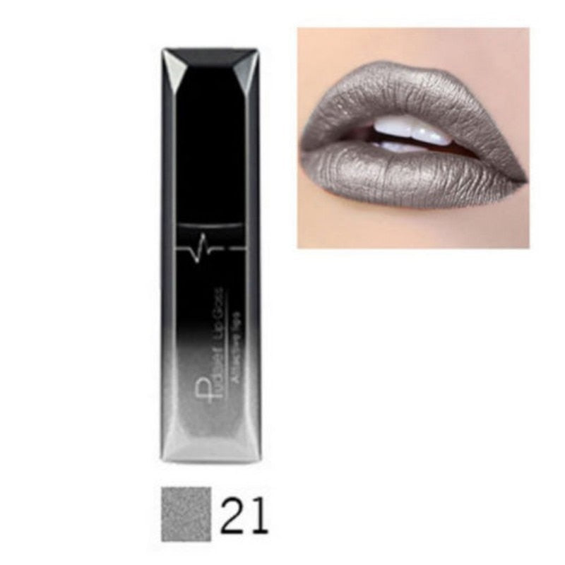 Pudaier Nude Matte Liquid Lipsticks Waterproof Long Lasting Lip Gloss Sexy Red Velvet Lip Tint Women Makeup Cosmetics Batom