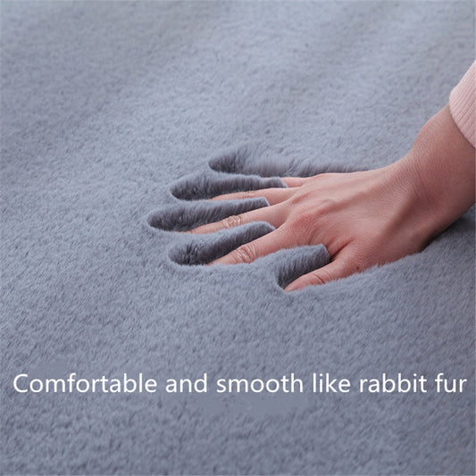 Newest Super Soft Fluffy Rug Large Area Mat Faux Fur Rug Home Decor Modern Solid Rabbit Shaggy Fur Carpet Living-room Bedroom