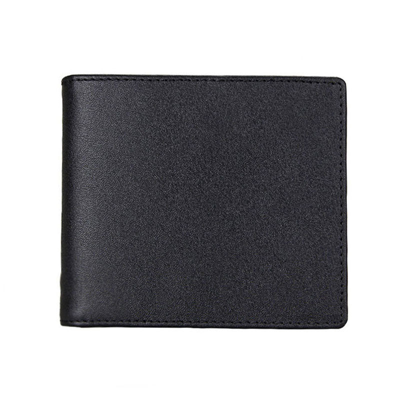 New RFID Protection Genuine Leather Wallet Men Short Coin Wallet Card Holder Purse Matte Leather Male Wallet Zipper Pocket