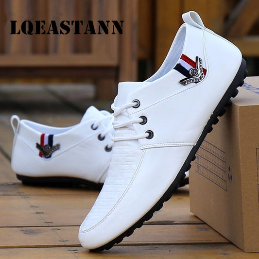 Hot Sale New Men Casual Shoes Fashion Men Shoes Genuine Leather Men Loafers Moccasins Slip On Men&#39;s Flats Male Driving Shoes2020