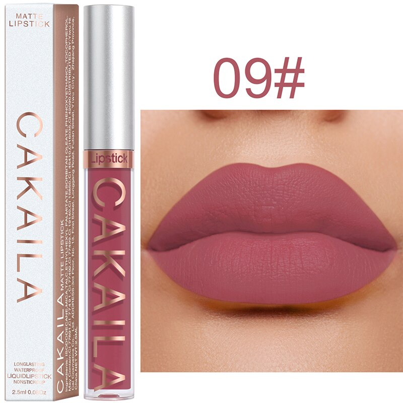 Lip Gloss Long Lasting Matte Velvet Lip Stick Lip Makeup Liquid Lipstick Women Beauty Sexy Red Waterproof Cosmetics Lipgloss