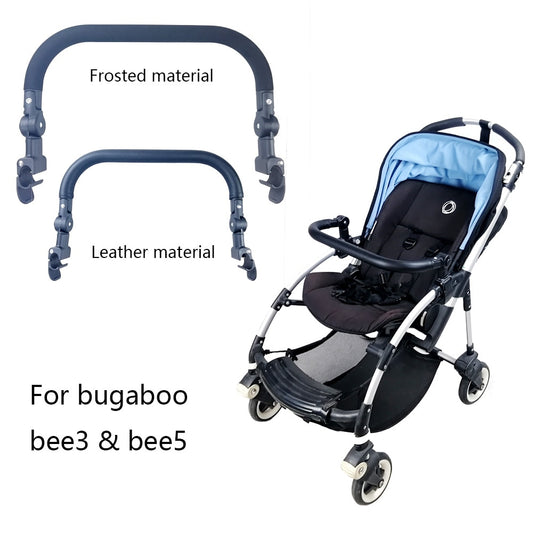 Baby Stroller Handrail For Bugaboo Bee5/3 Bee+ Baby Stroller Accessories PU Leather or EVA Handle Pram Armrest