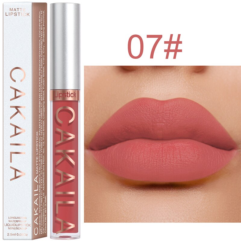Lip Gloss Long Lasting Matte Velvet Lip Stick Lip Makeup Liquid Lipstick Women Beauty Sexy Red Waterproof Cosmetics Lipgloss