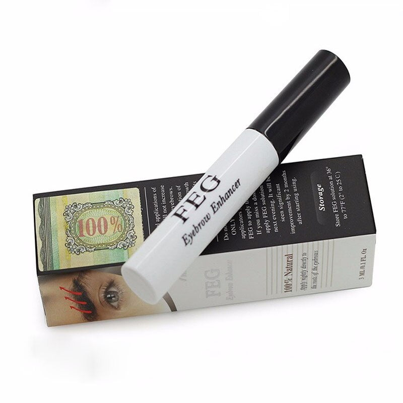 FEG Eyebrows Enhancer 100% Eyebrow Rising Serum Eyelash Growth Liquid Makeup Eyebrow Longer Thicker Cosmetics Make up Tool