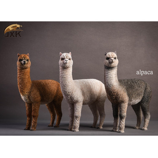 1/6 Scale Figure Scene Animal Model Resin Alpaca Static Decoration For 12&#39;&#39; Action Figure Dolls DIY Display Jxk011