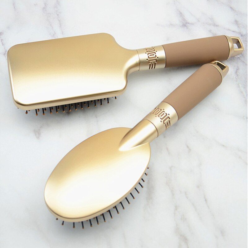 3 Styles Hair Brushes Women Airbag Massage Comb Champagne Luxury Curling Comb Detangle Brush Hair For Professional Styling Tools