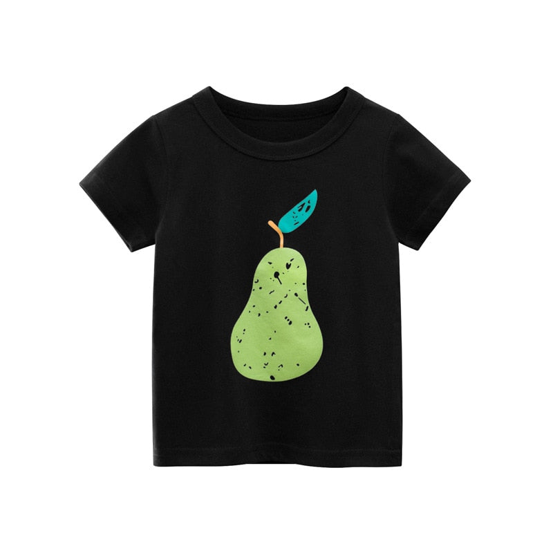 Cotton Children Kids T-shirt For Boys a Boy T Shirt Girls Tops Cartoon Baby Clothes Tee Short Sleeve Child&#39;s Shirts New 2021
