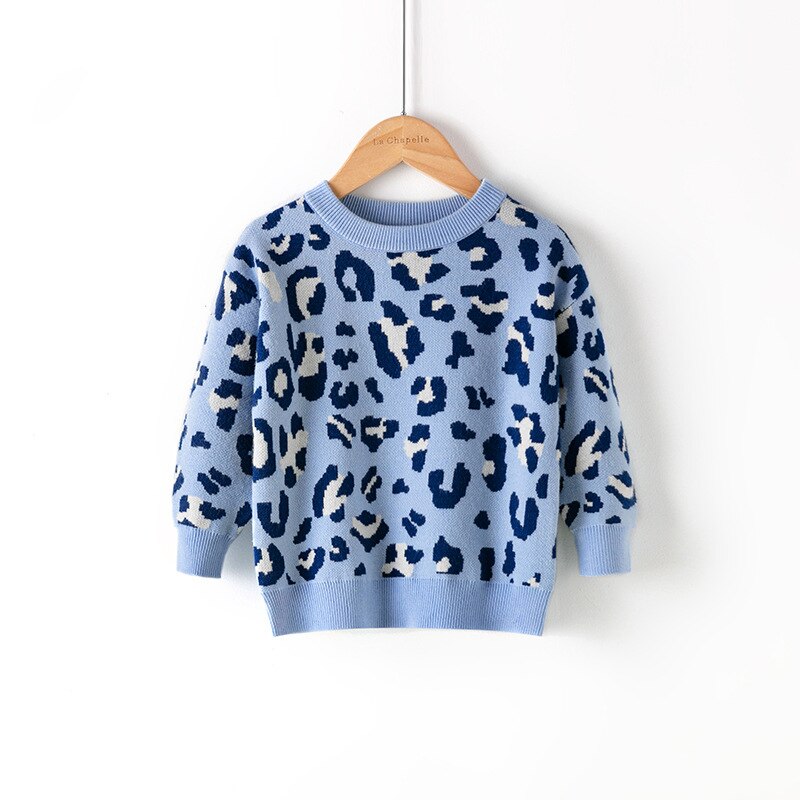 Girls Sweater 2022 Winter Autumn Children Clothing Baby Girl Knitwear Pullover Knitted Sweater Kids Cartoon Print Warm Sweaters
