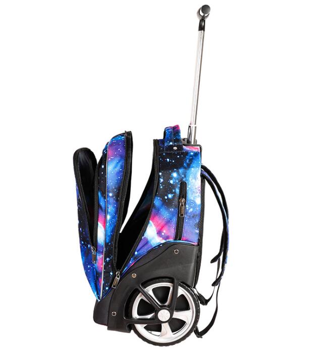 19 Inch School Rolling Backpack Bag Travel Trolley backpack bags for teenagers Children School Wheeled backpack On wheels boys