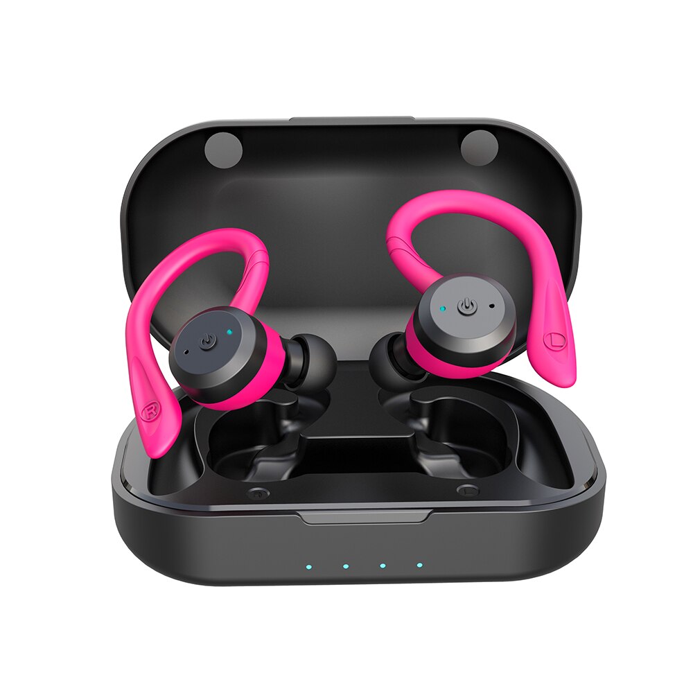 GDLYL 20 Hours Play time Swimming Waterproof Bluetooth Earphone Dual Wear Style Sport Wireless Headset TWS Ipx7 Earbuds Stereo
