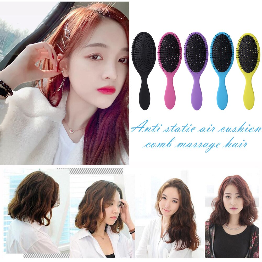 Candy Airbag Comb Magic Handle Detangling Comb Shower Hair Brush Air Bag Paddle Massage Brush Hairdressing Tool