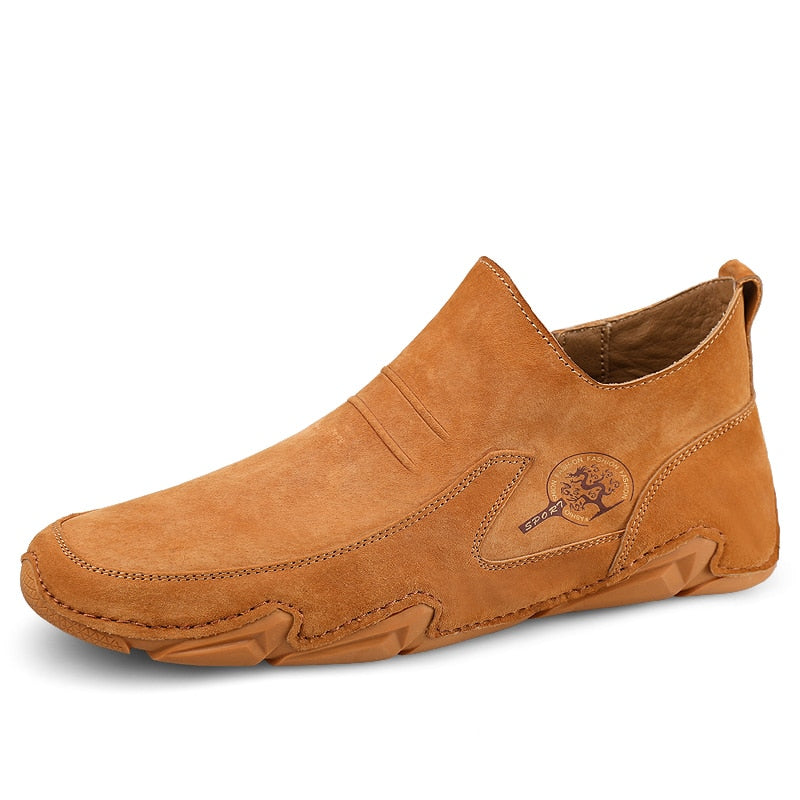 Business New Pigskin Men Shoes High Quality Slip on Loafers Casual Footwear Male Comfortable Quality Flats Man Casual Sneakers