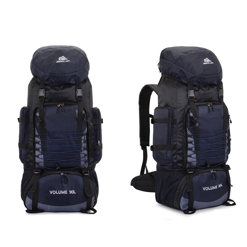 Travel Bag Camping Backpack Hiking 90L 80L, Army Climbing Bags Mountaineering Large Capacity Sport Bag, Outdoor Military Backpacks