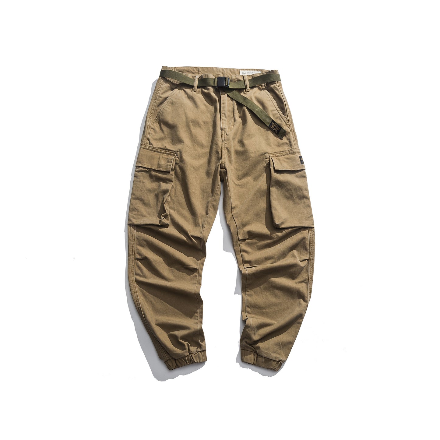 High Quality Cotton Military Joggers Men Streetwear Tactical Pants Fashion With Belt Cargo Pants Army Trousers Harajuku Clothes