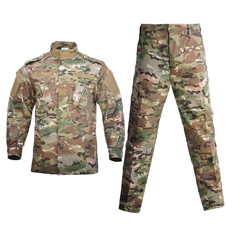 Military Uniform Airsoft Camouflage Tactical Suit Camping Men Army Special Forces Combat Jackets Pants Militar Soldier Clothes