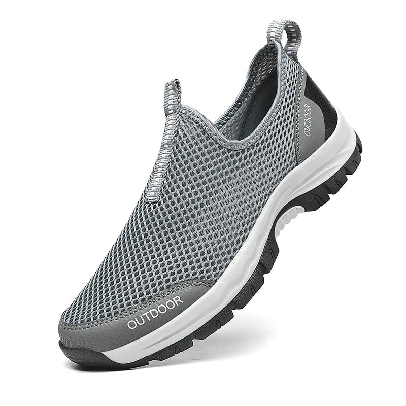 Men&#39;s Vulcanize Shoe Sneakers Summer Mesh Casual Shoes Breathable Rubber Non-slip Lightweight Shoes 2021 Men Loafers Footwear