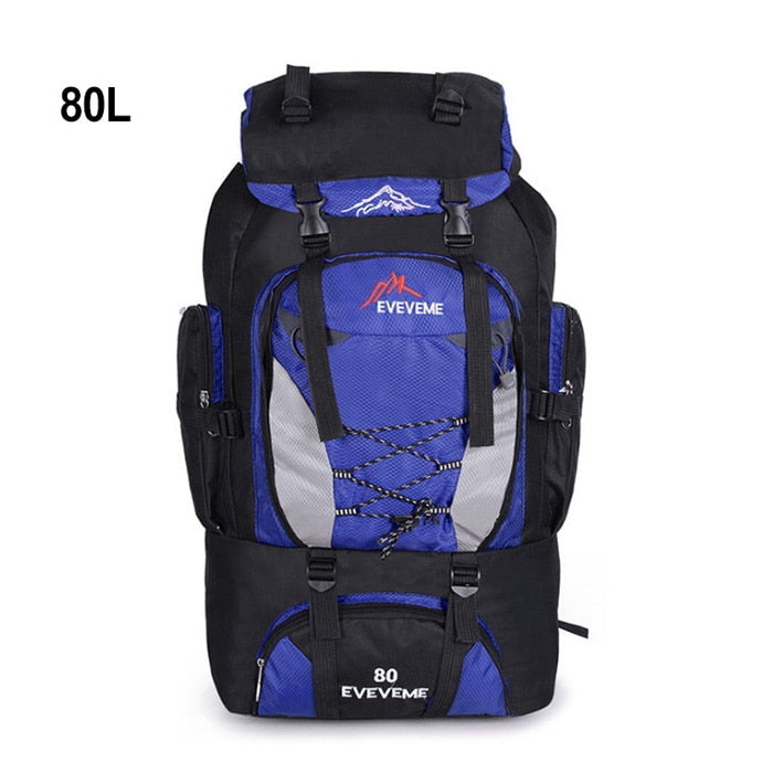 Travel Bag Camping Backpack Hiking 90L 80L, Army Climbing Bags Mountaineering Large Capacity Sport Bag, Outdoor Military Backpacks