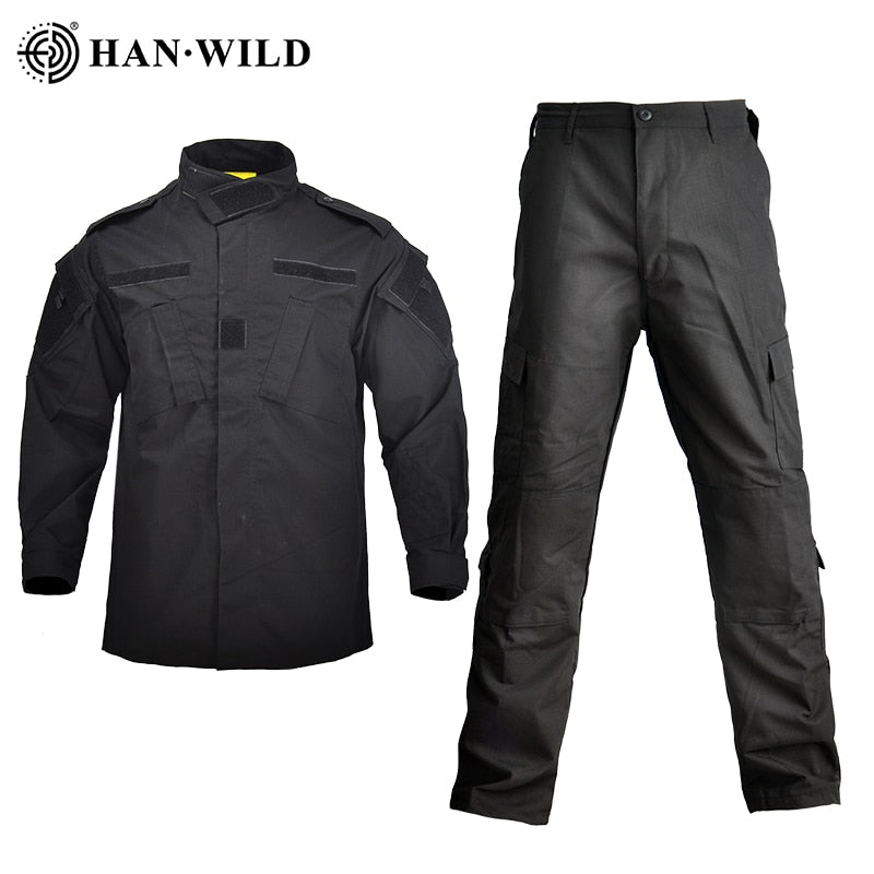 Military Uniform Airsoft Camouflage Tactical Suit Camping Men Army Special Forces Combat Jackets Pants Militar Soldier Clothes