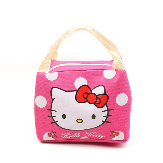 Portable Cartoon Lunch Box Thermal Picnic Food Insulation Bag Plush Doll Handbag Outdoor Container For Women Girl Kids Children