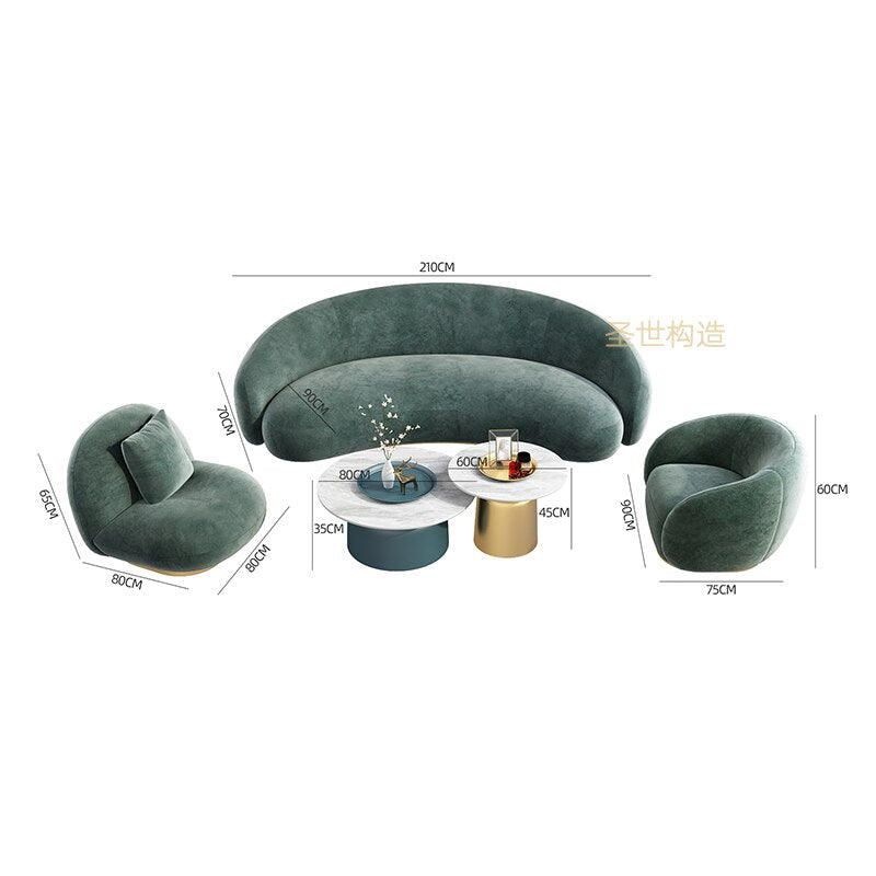 Modern Love Seat Luxury Sofa Modern Ergonomic Sectional European Classic Sofa Lounge Large Cheap Canape Salon Home Furniture