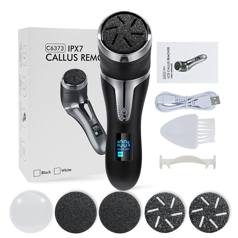 Electric Pedicure Tools Foot Care File Leg Heels Remove Hard Cracked Dead Skin Callus Remover Feet Foot Files Clean Care Machine