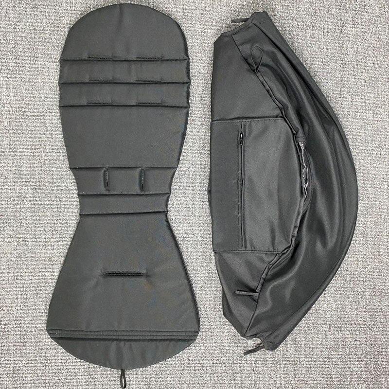 Stroller Hood &amp; Mattress For Babyzen YOYO2 Oxford Cloth Back Zipper Pocket Yoyo Stroller Accessories 175 Degree Hood Cushion