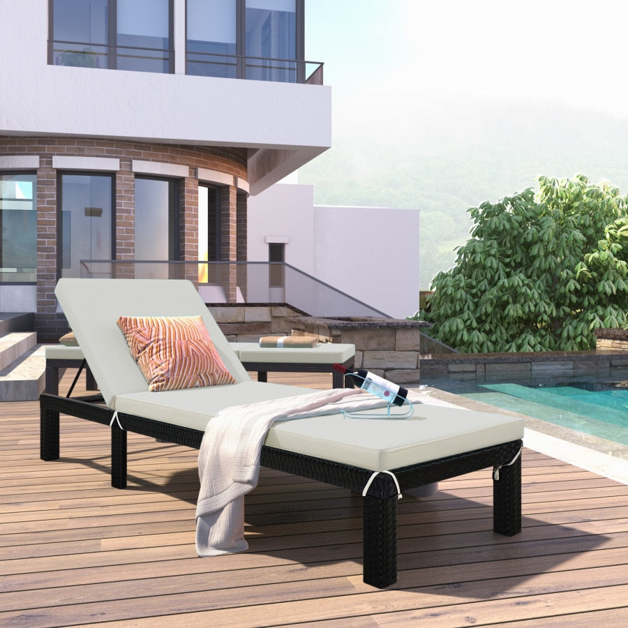Outdoor garden furniture rattan sofa bed and retractable canopy, round outdoor sofa set, wicker furniture clamshell seat beige.