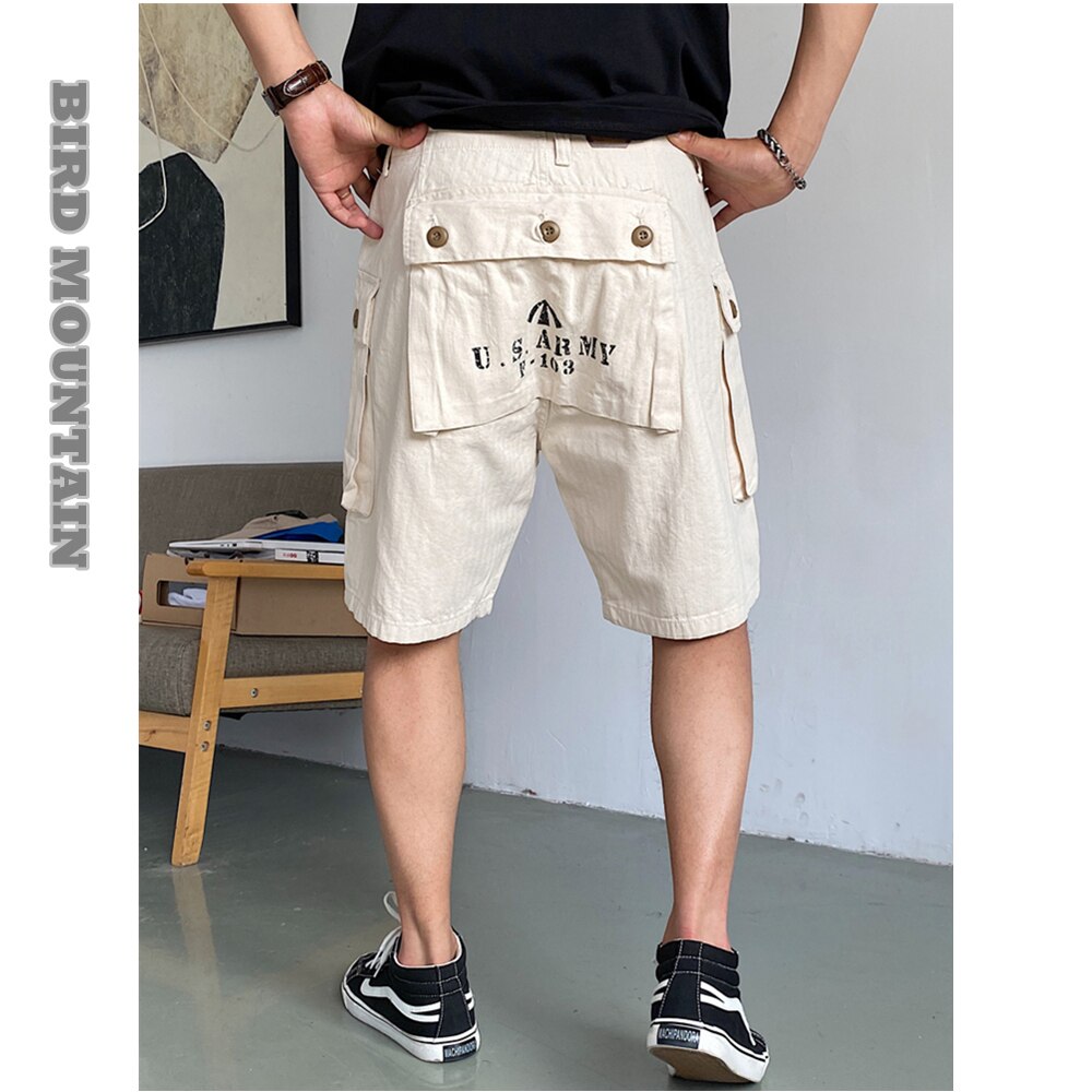 Summer Streetwear Cargo Shorts Men Clothing Loose Casual Big Pocket Basketball Shorts Harajuku Military Style Tactical Pants
